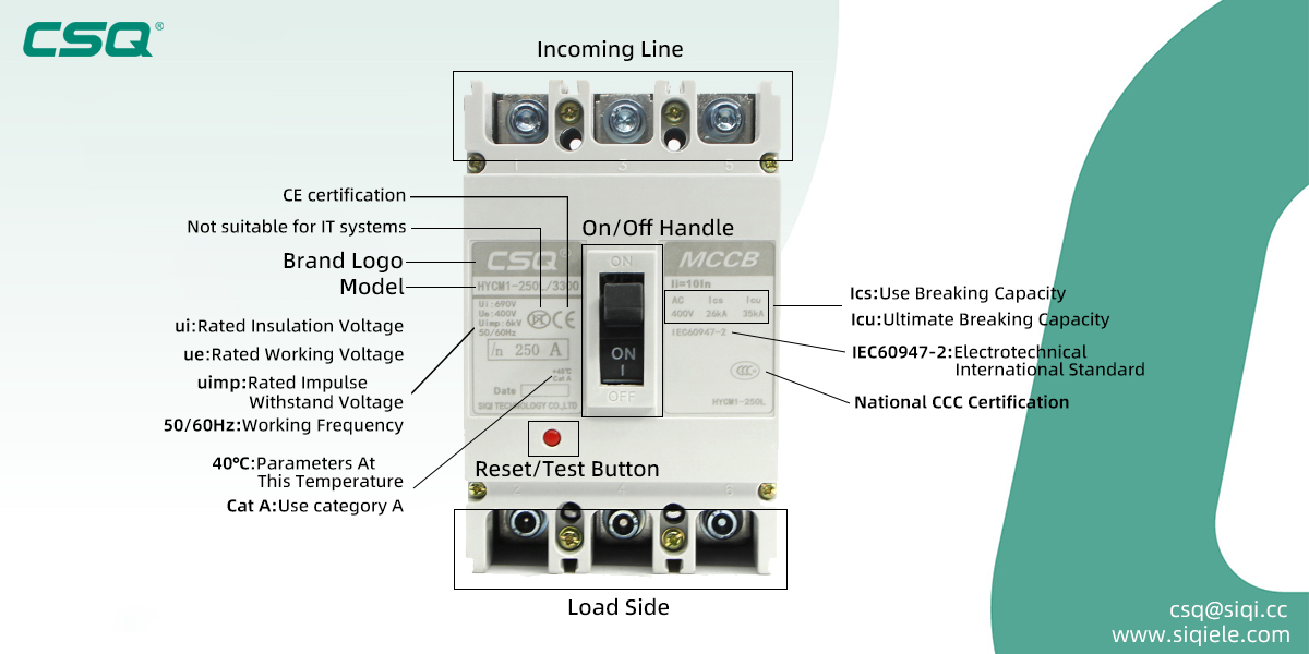 Meaning Of Symbols On Molded Case Circuit Breaker Siqi Technology Co