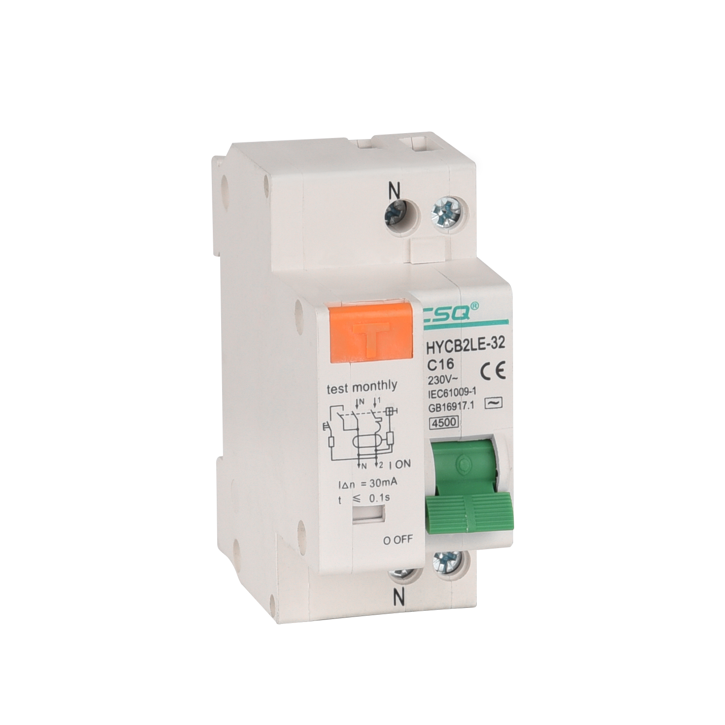 HYCB2LE-32(DPNLE) Earth Leakage Circuit Breakers